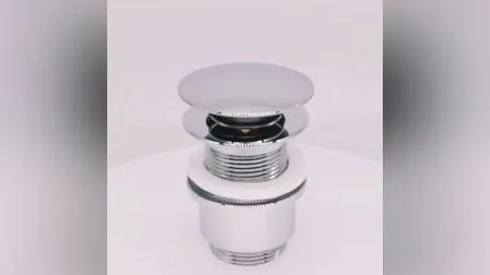 1"1/4 Mushroom Cap Basin Pop up Waste Drain with Overflow Bathroom Sink Drain (ND520)