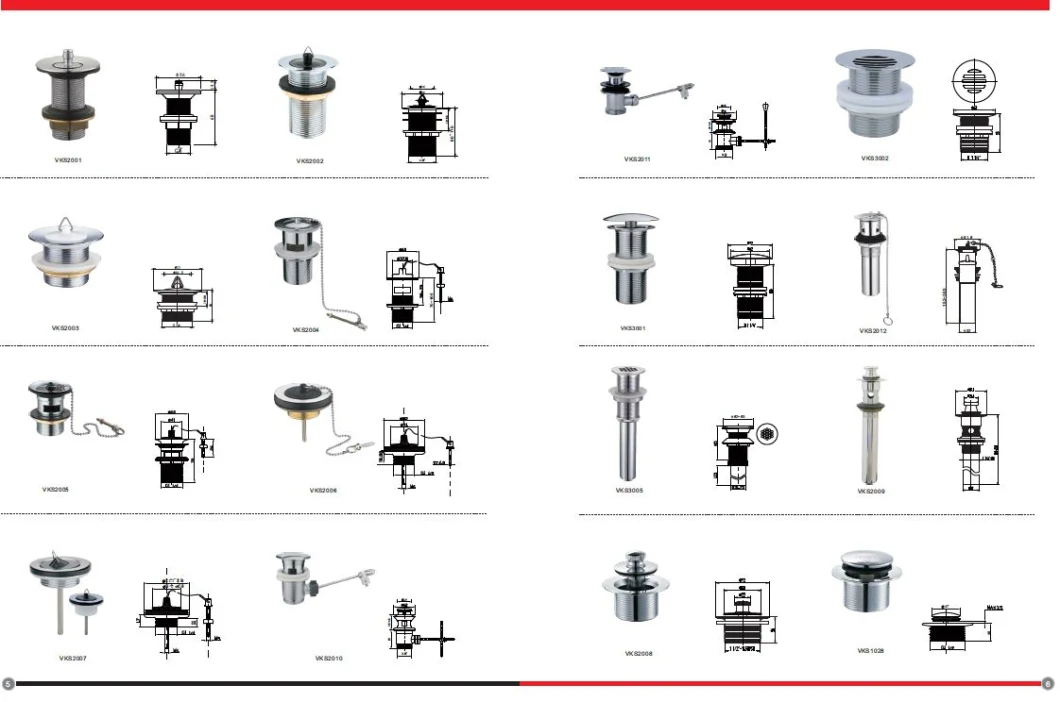 40mm Chrome Plated Basin Sink Waste Pop-up Plug