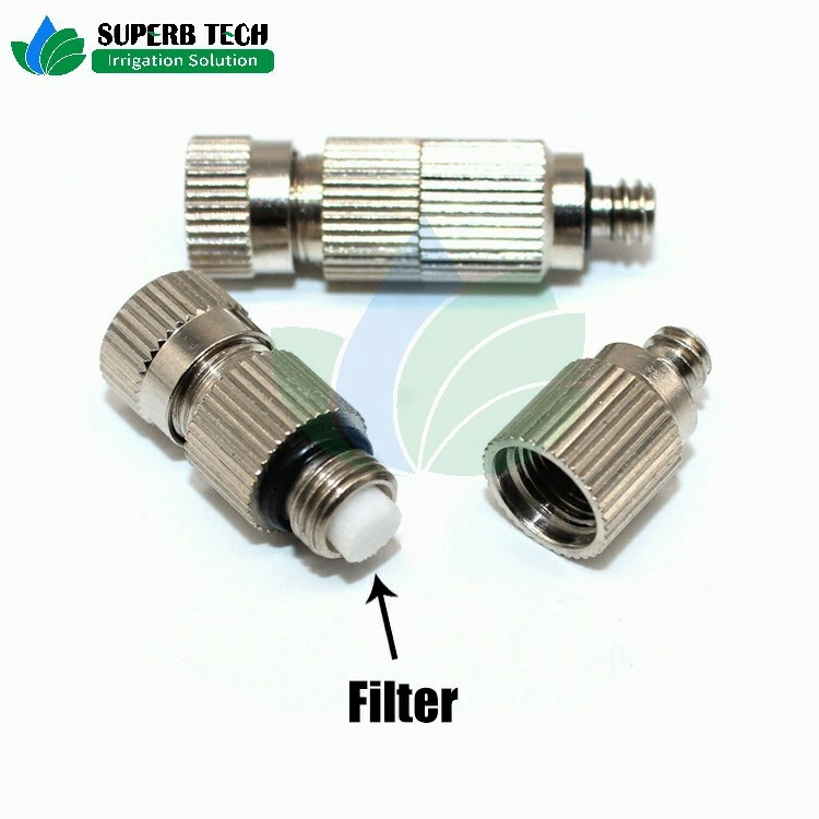 Anti Drip Brass Spray Nozzle High Pressure Head Fog Nozzle Garden Irrigation Water Misting Nozzle