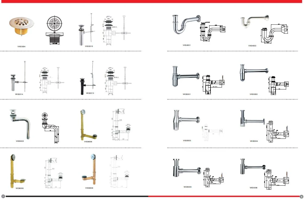 Bath and Basin Spare Parts Brass Plug for Pop up Drainer Waste (ALPJ0024)