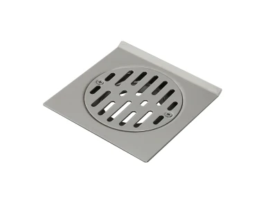 Drain de sol carré pour drain de douche OEM 15 cm avec grille d'insertion de carrelage Aspect invisible polyvalent amovible